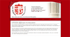 Desktop Screenshot of newprovidenceclassicalschool.org